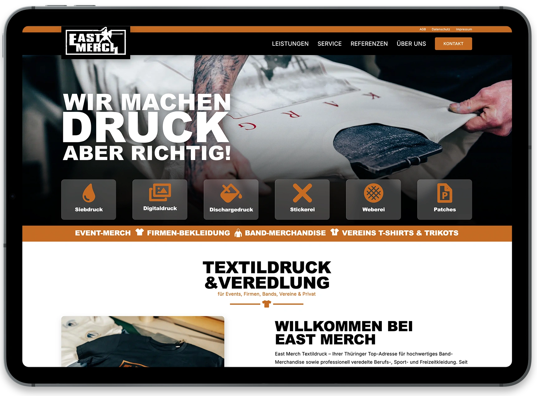 Startseite East Merch Textildruck Weimar